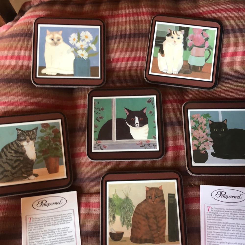 Pimpernel coaster set